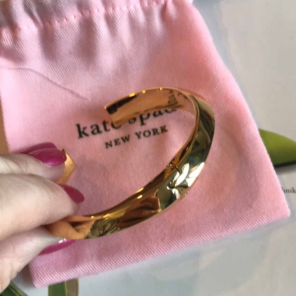 Kate Spade Cuff Bracelet with dust bag NWOT - Picture 11 of 13